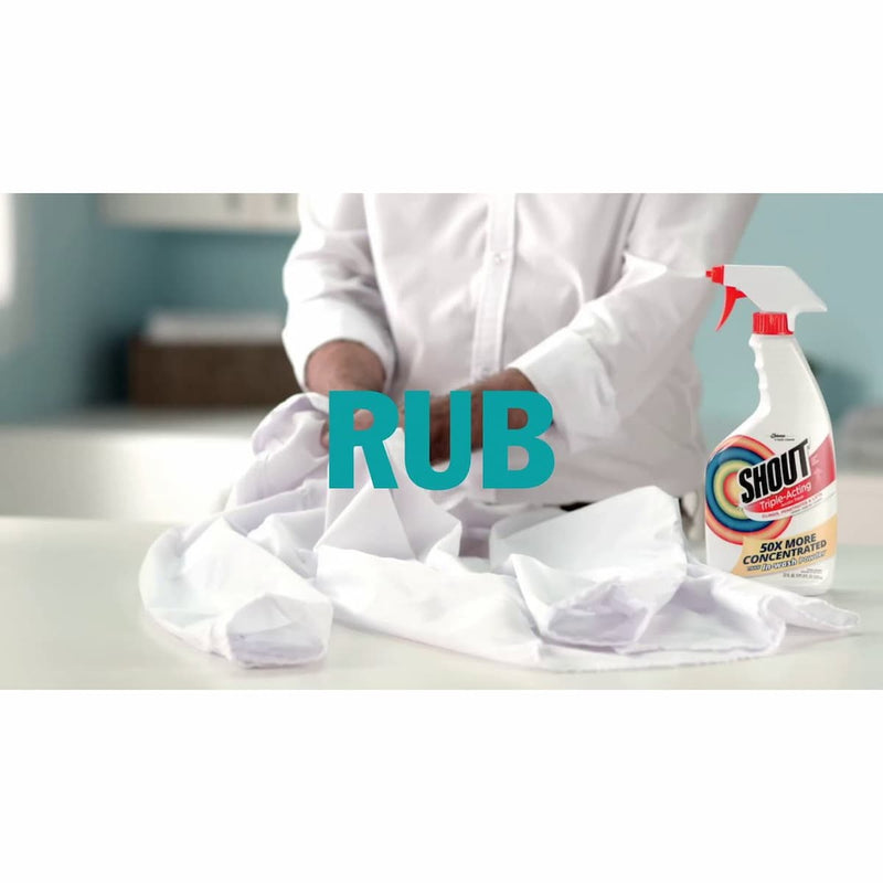 Shout Triple Acting Laundry Stain Remover 22 oz