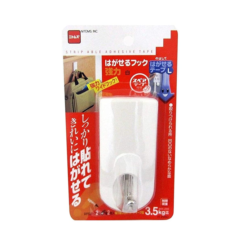 Nitoms Stripable Adhesive Hook 1 Pc, 3.5 Kg