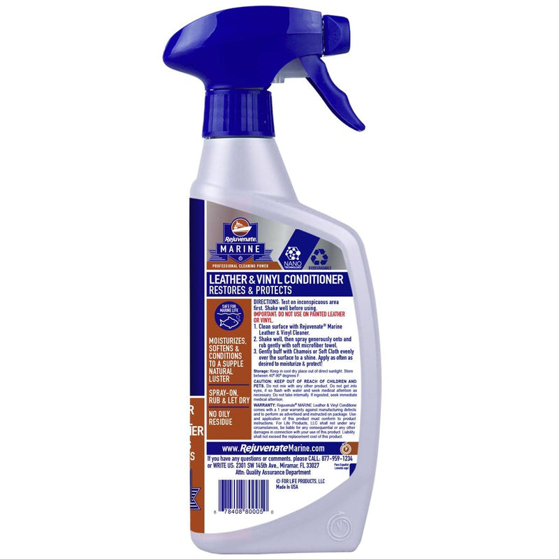 Rejuvenate Marine Leather & Boat Vinyl Conditioner 16 Oz