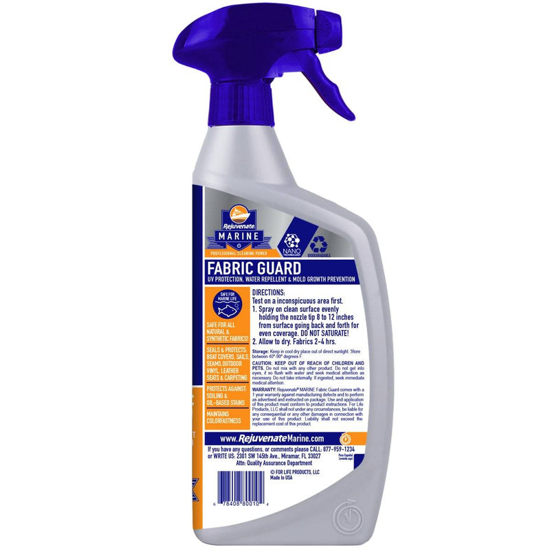 Rejuvenate Marine Fabric Guard Spray 24 Oz