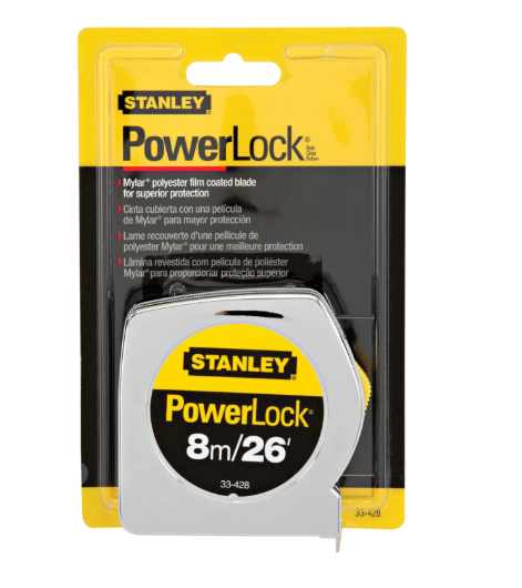 Stanley Powerlock Measuring Tape 8 Meter/26' X 25 mm