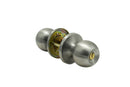 Stanley Bola Tubular Door Knob Backset 60/70mm Entrance (Satin Stainless Steel/ Antique Brass Finishing)