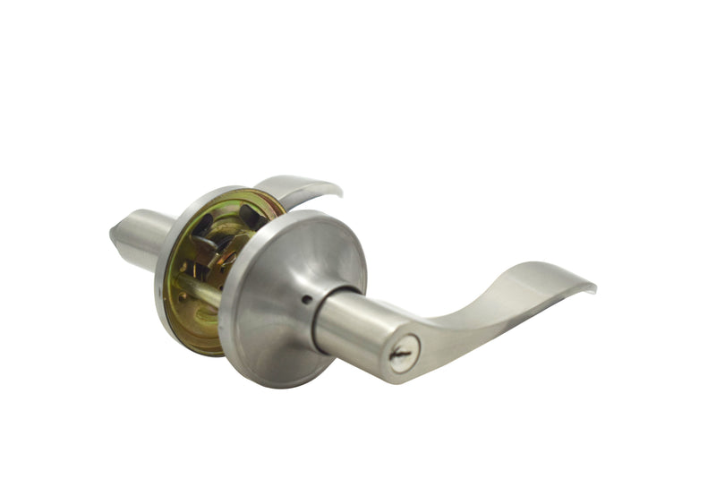 Stanley Bangkok Tubular Lever Entrance Backset 60/70mm (Satin Nickel/ Antique Brass finishing)