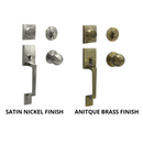 Stanley Houston Entrance Handleset Single Cylinder Backset 60/70mm (Satin Nickel/ Antique Brass finishing)