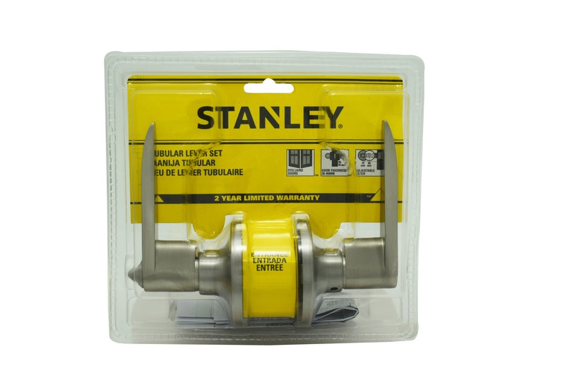 Stanley Seoul Tubular Lever Entrance Backset 60/70mm(Satin Nickel/ Antique Brass finishing)