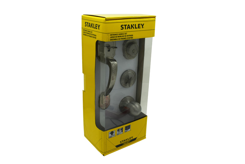 Seattle Entrance Handleset Single Cylinder Backset 60/70mm (Satin Nickel/ Antique Brass finishing)