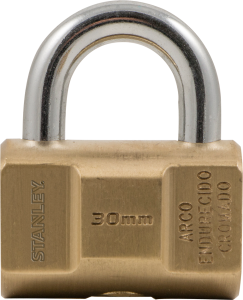 Stanley Barrel Brass Padlock 30mm/ 40mm/ 50mm/ 70mm