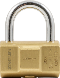 Stanley Barrel Brass Padlock 30mm/ 40mm/ 50mm/ 70mm