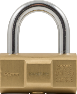 Stanley Barrel Brass Padlock 30mm/ 40mm/ 50mm/ 70mm
