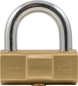 Stanley Barrel Brass Padlock 30mm/ 40mm/ 50mm/ 70mm