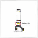 Stanley Folding Hand Truck 60Kg with Basket Holder