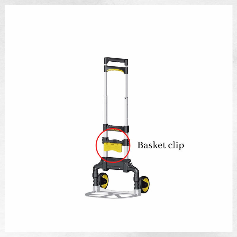 Stanley Folding Hand Truck 60Kg with Basket Holder
