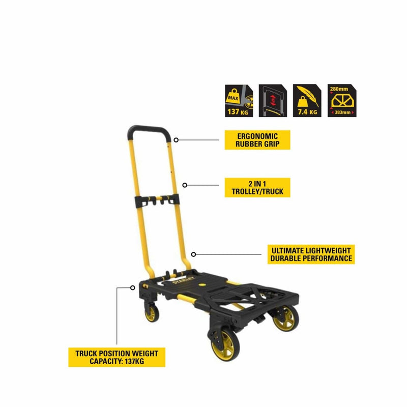 Stanley 2-in-1 Folding Truck 70/137 kg