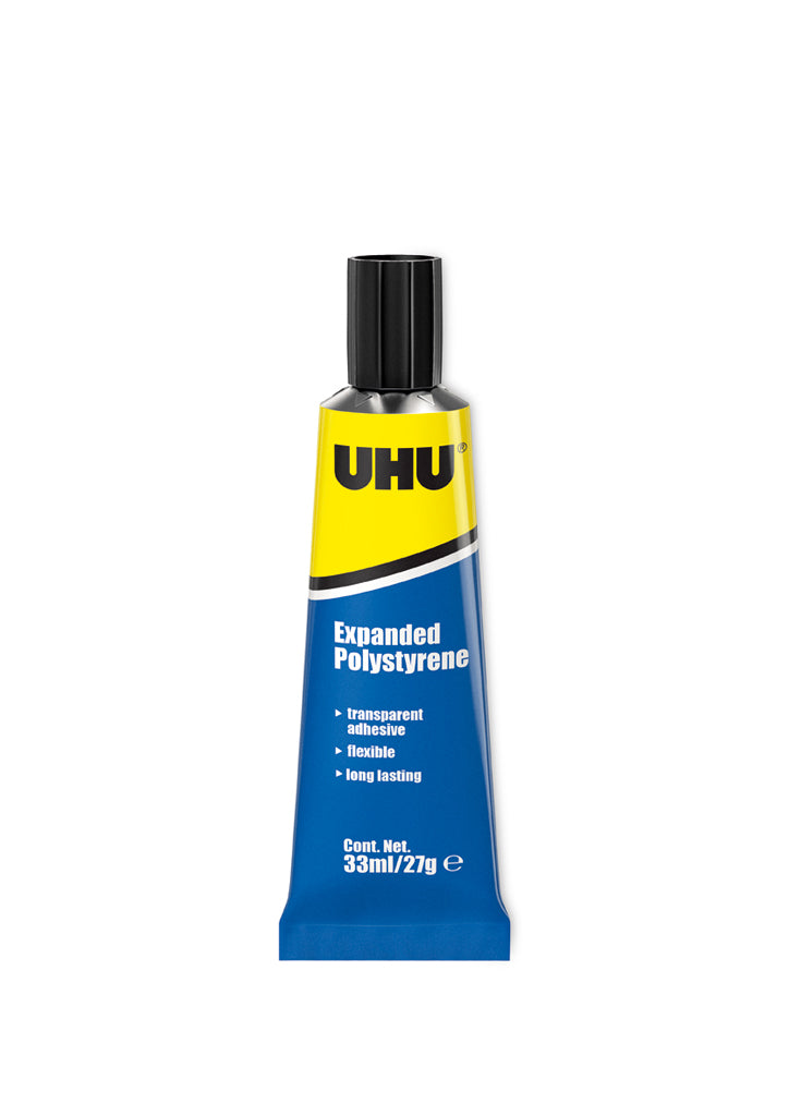 Uhu Expanded Polystyrene, 33 ml/27 gm
