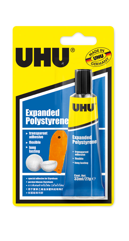 Uhu Expanded Polystyrene, 33 ml/27 gm