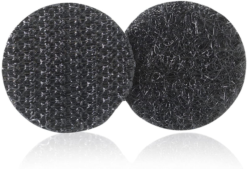Velcro Brand Stick on Hook and Loop Mini Dots 16 mm Black (15 Dots)