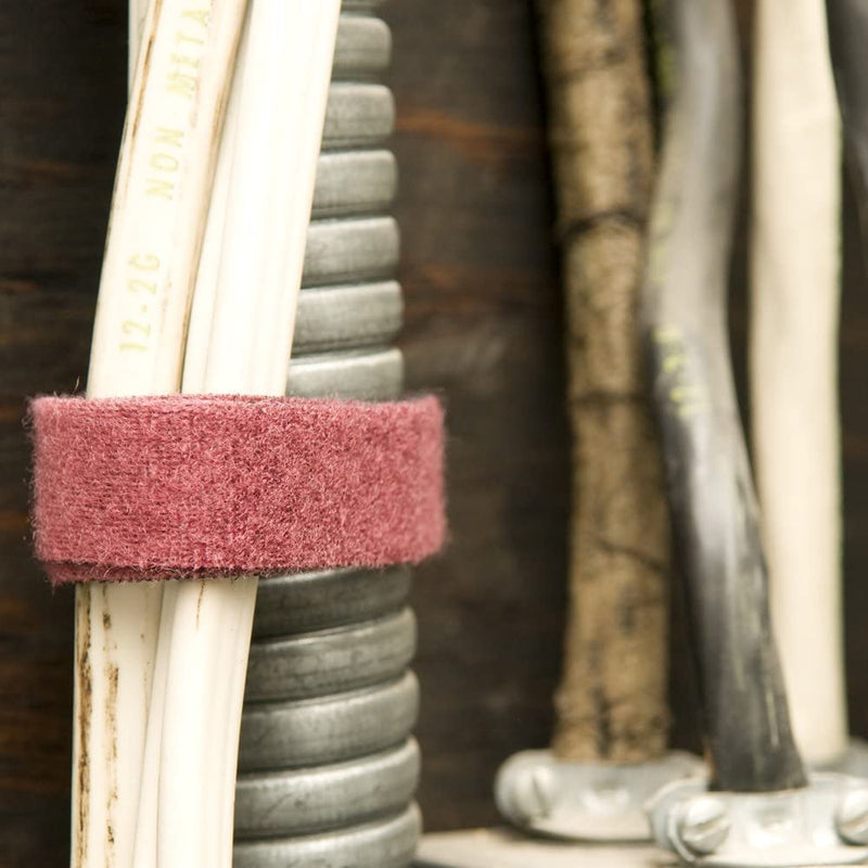 Velcro Brand Reusable Fire Retardant Tape 19 mm X 3.6 Meter Cranberry