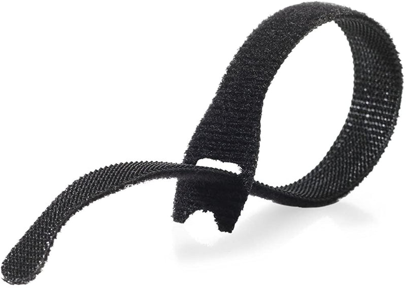 Velcro Brand One-Wrap Thin Ties 20.3 cm X 1.2 cm Gray & Black  (50 Ties)