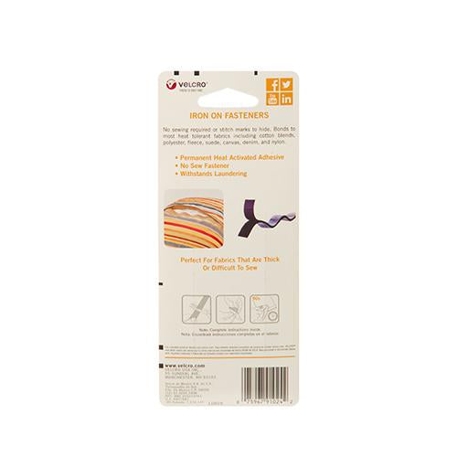 Velcro Brand Iron on Tape 1.9 cm X 60.9 cm  Black