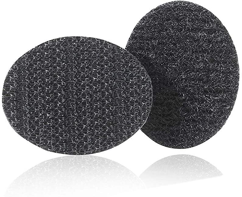 Velcro Brand Sticky Back for Fabrics Ovals 1.9 cm X 2.5 cm Black  (8 Ovals)