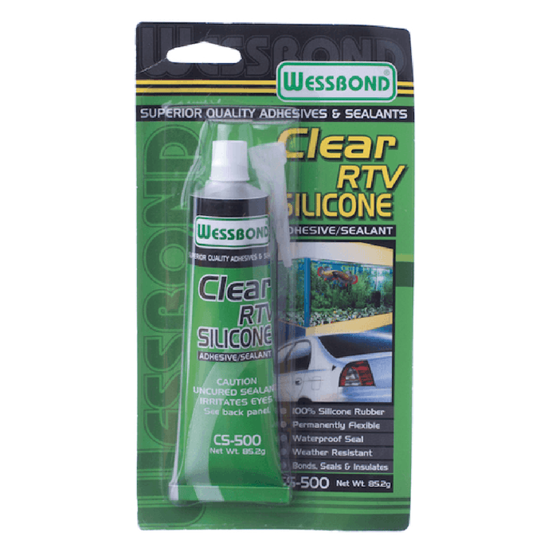 Wessbond Clear RTV Silicone Sealant 85.2 gm