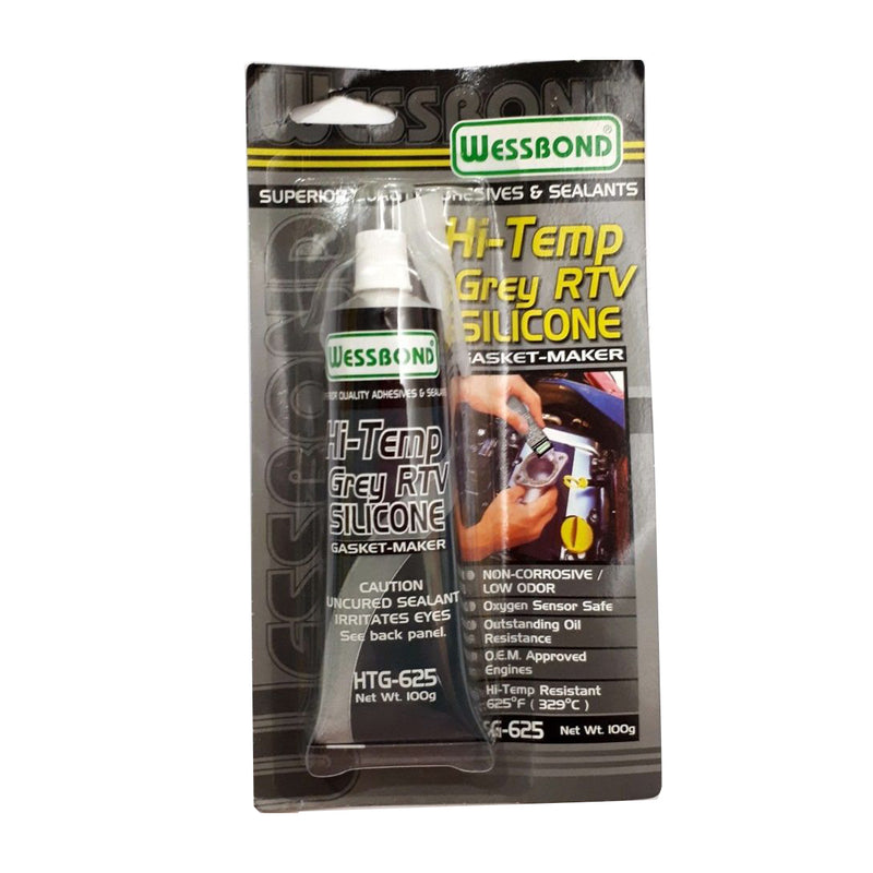 Wessbond Hi-Temp Grey RTV Silicone Gasket Maker 100 gm