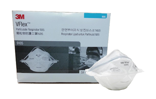 3M VFlex Particulate Respirator 9105, N95 Mask